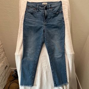 Worn Madewell the perfect vintage jean